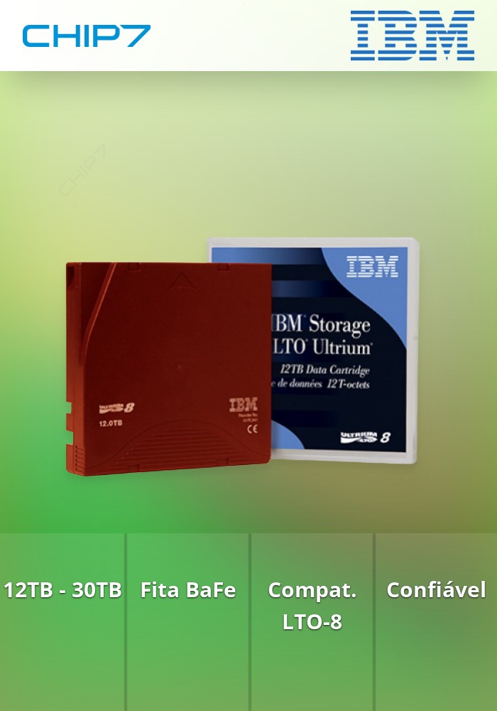 DC IBM Ultrium LTO-8 (BaFe) 12TB/30TB