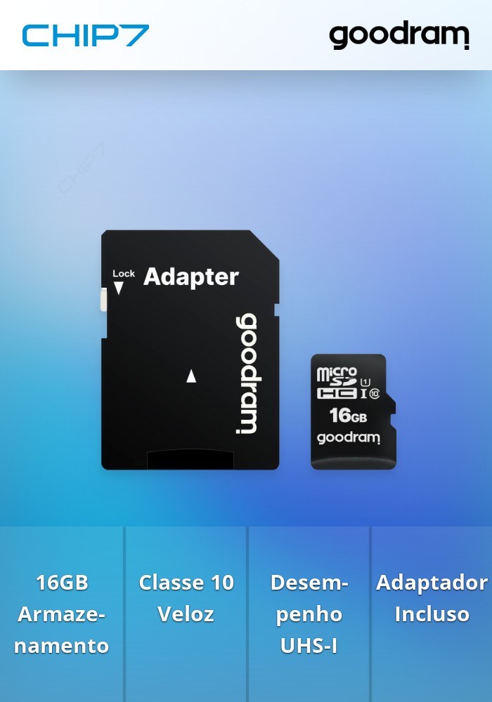 16GB MICRO CARD cl 10 UHS I + adapter