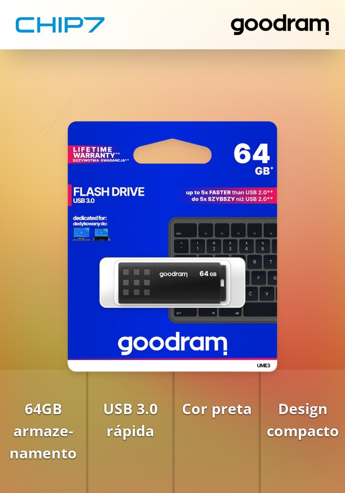 64GB UME3 BLACK USB 3.0