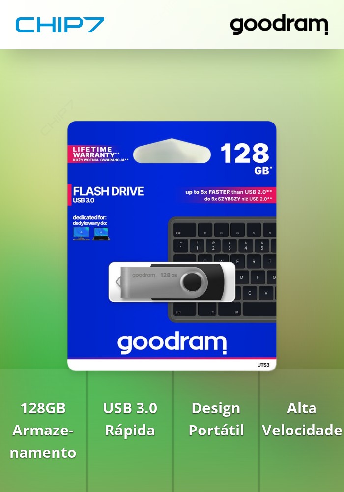 128GB UTS3 BLACK USB 3.0