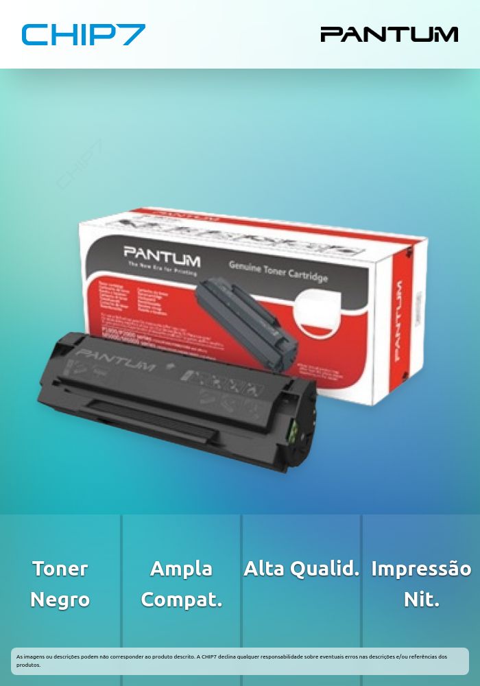 PANTUM TONER NEGRO 1600 PAG. P2500W, M6500,M6500N,M6500W,M6500NW,M6550 ...