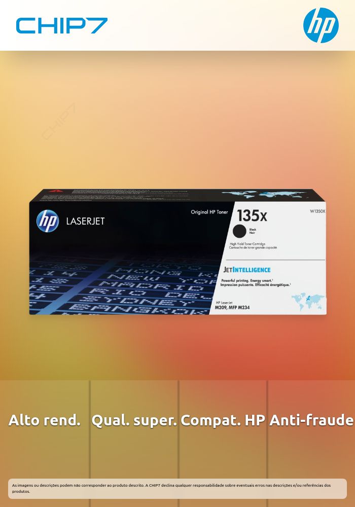 HP 135X Black Original LaserJet Toner Cartridge
