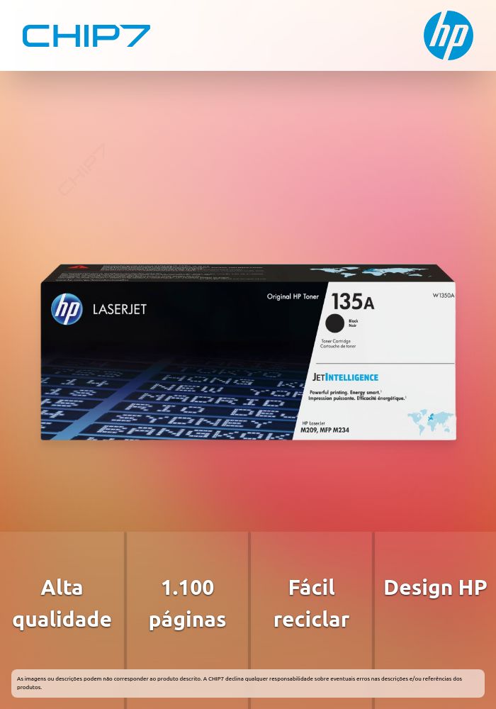 HP 135A Black Original LaserJet Toner Cartridge