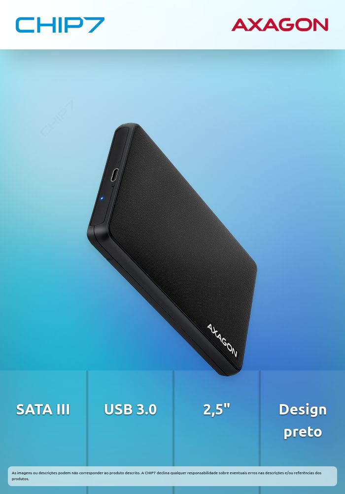 Caixa Externa AXAGON EE25-SLC 2.5