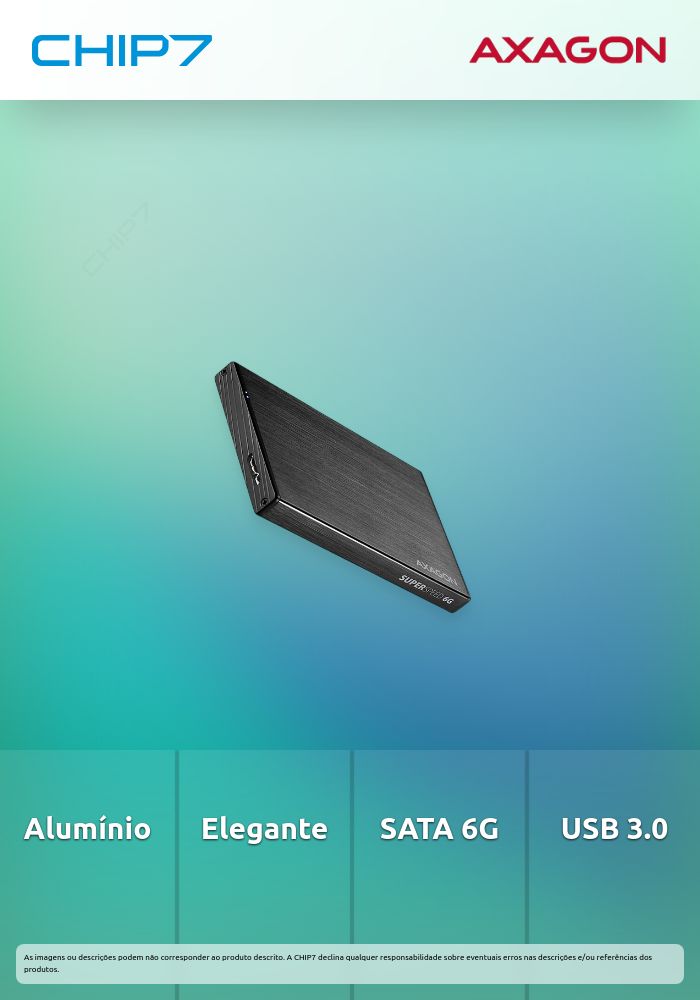 Caixa Externa AXAGON EE25-XA6 para SSD/HDD 2.5