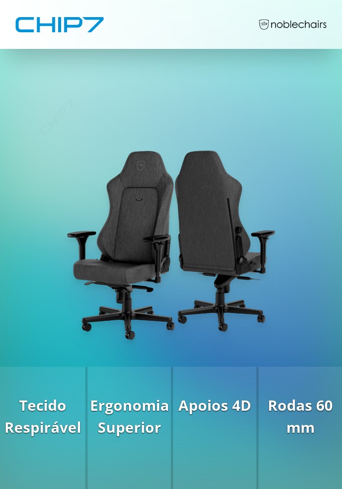 Cadeira Gaming noblechairs HERO TX Fabric Edition Antracite