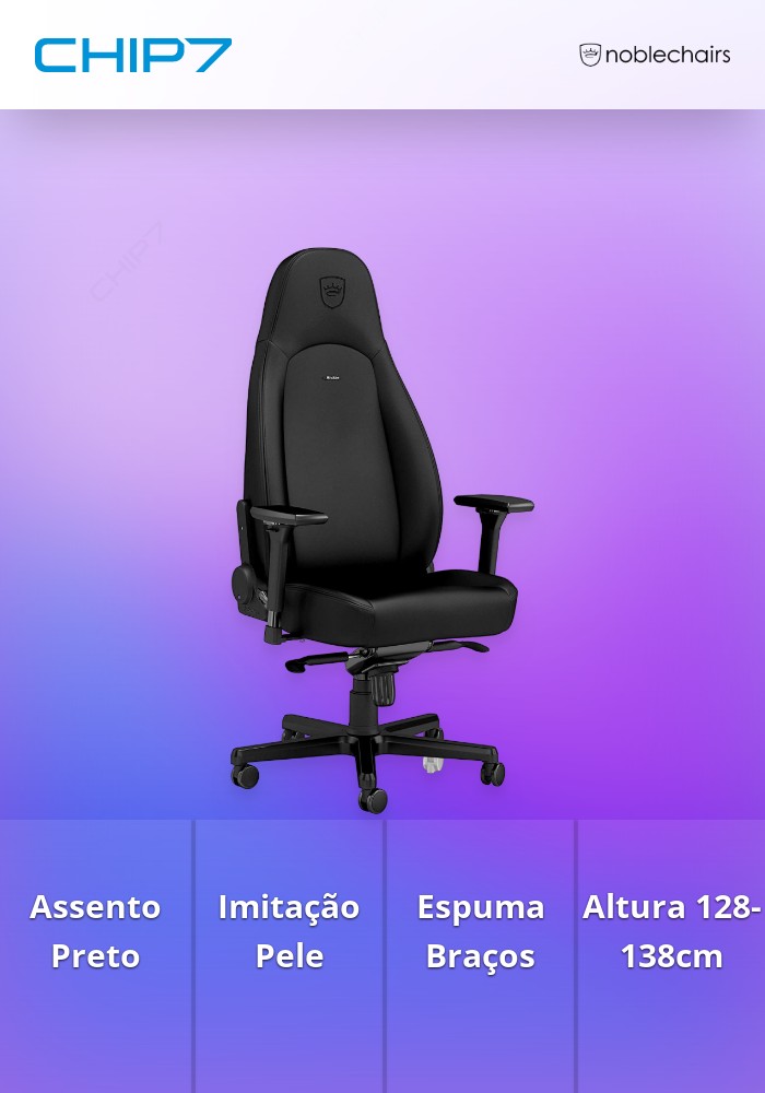 Cadeira noblechairs ICON - Black Edition