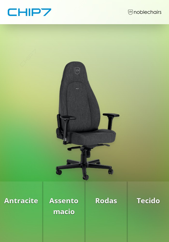 Cadeira noblechairs ICON TX - Fabric Edition Anthracite
