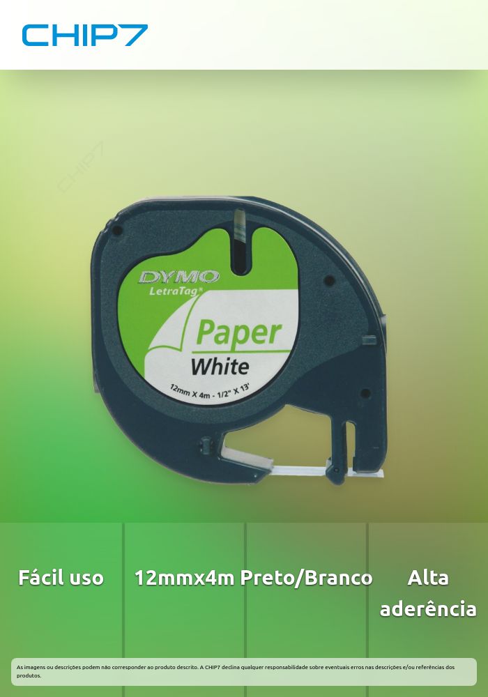 CINTA PAPEL 12MM X 4M NE/BL