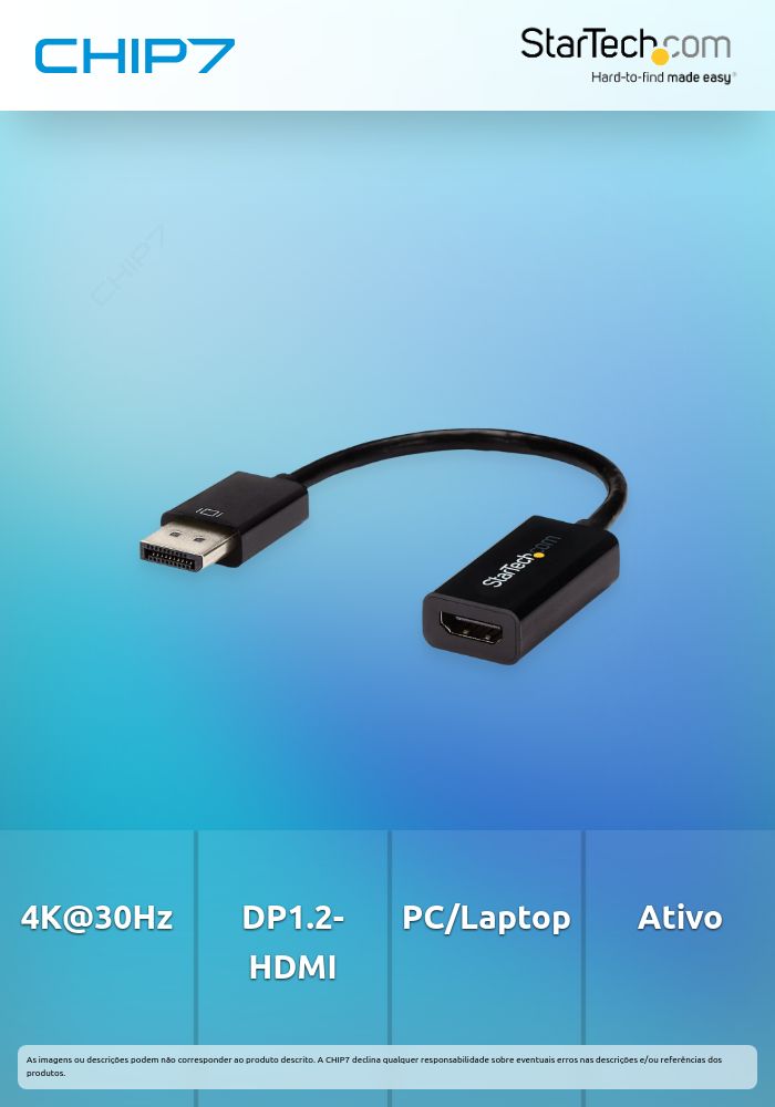 CONVERSOR DISPLAYPORT HDMI 4K