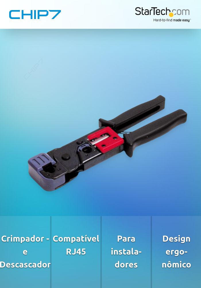CRIMPADOR CON PELACABLES RJ45