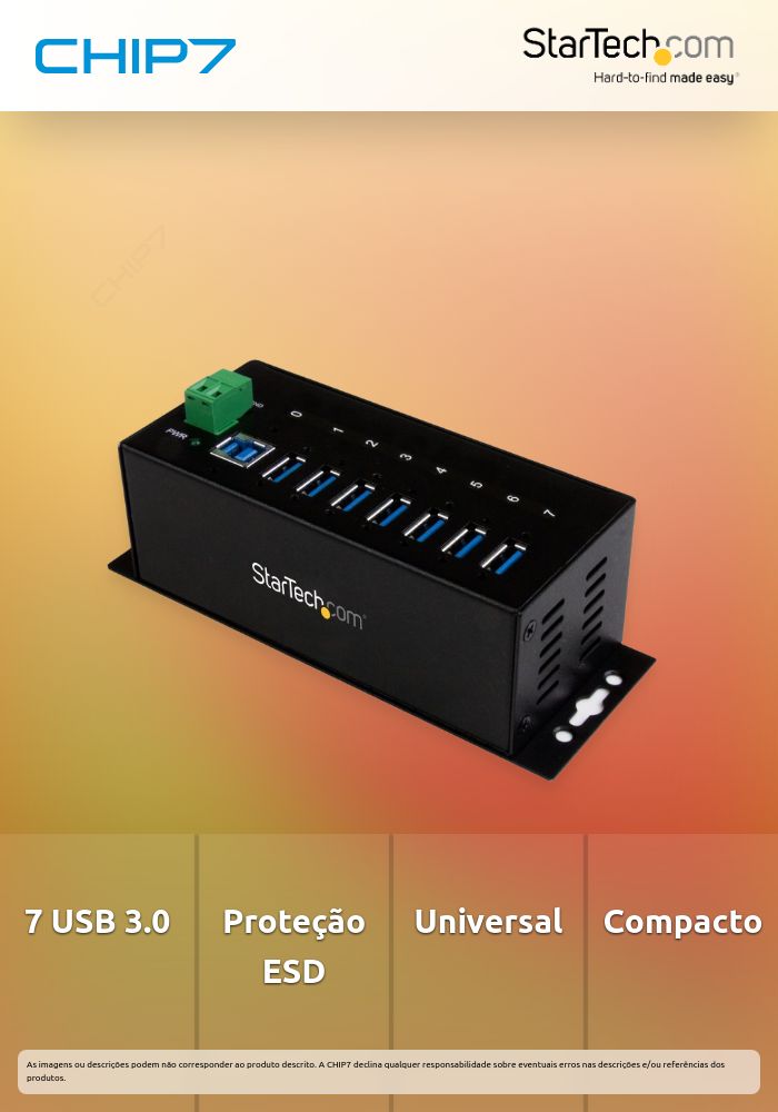 HUB USB 3.0 7 PUERTOS ESD