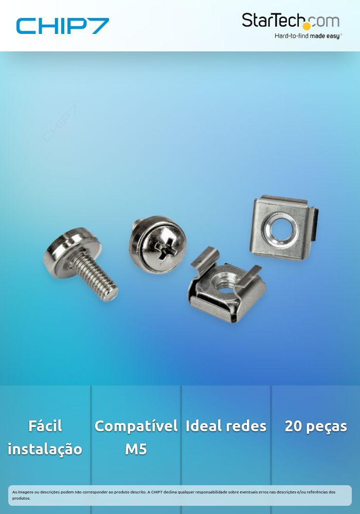 20 TORNILLOS M5 TUERCAS JAULA