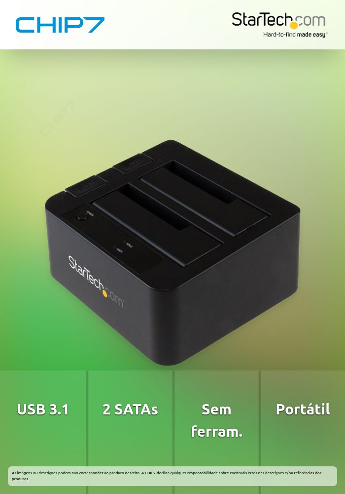 BASE CONEXION USB 3.1 2X SATA