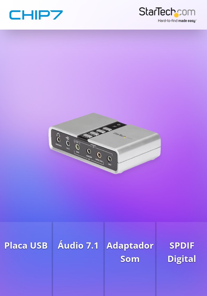 ADAPTADOR SONIDO USB EXTERNO