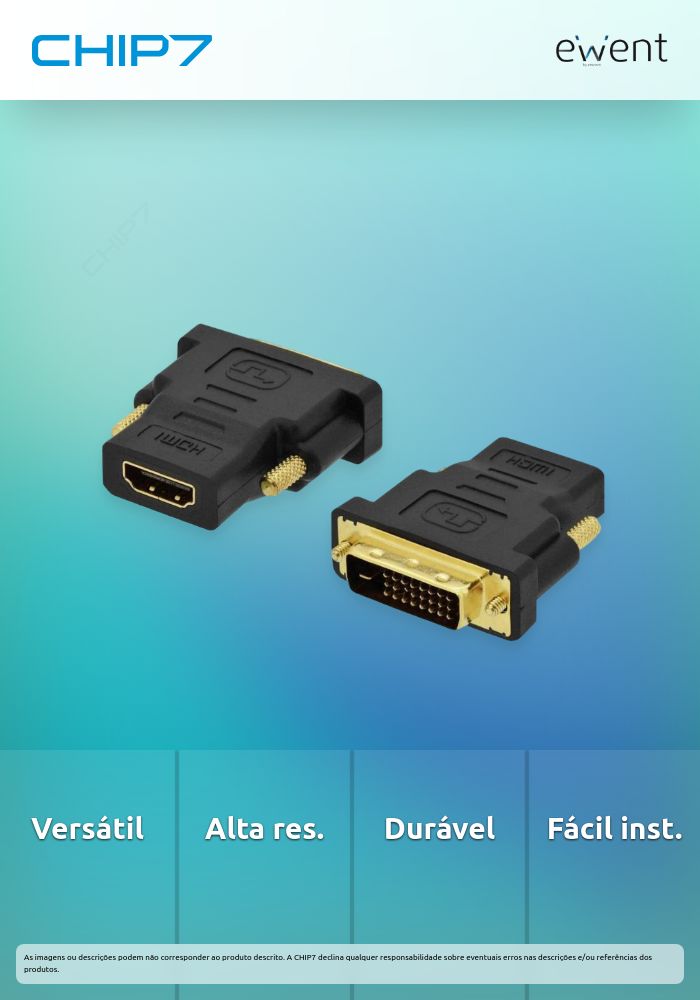 EWENT ADAPTADOR HDMI F PARA DVI-D (24+1) M