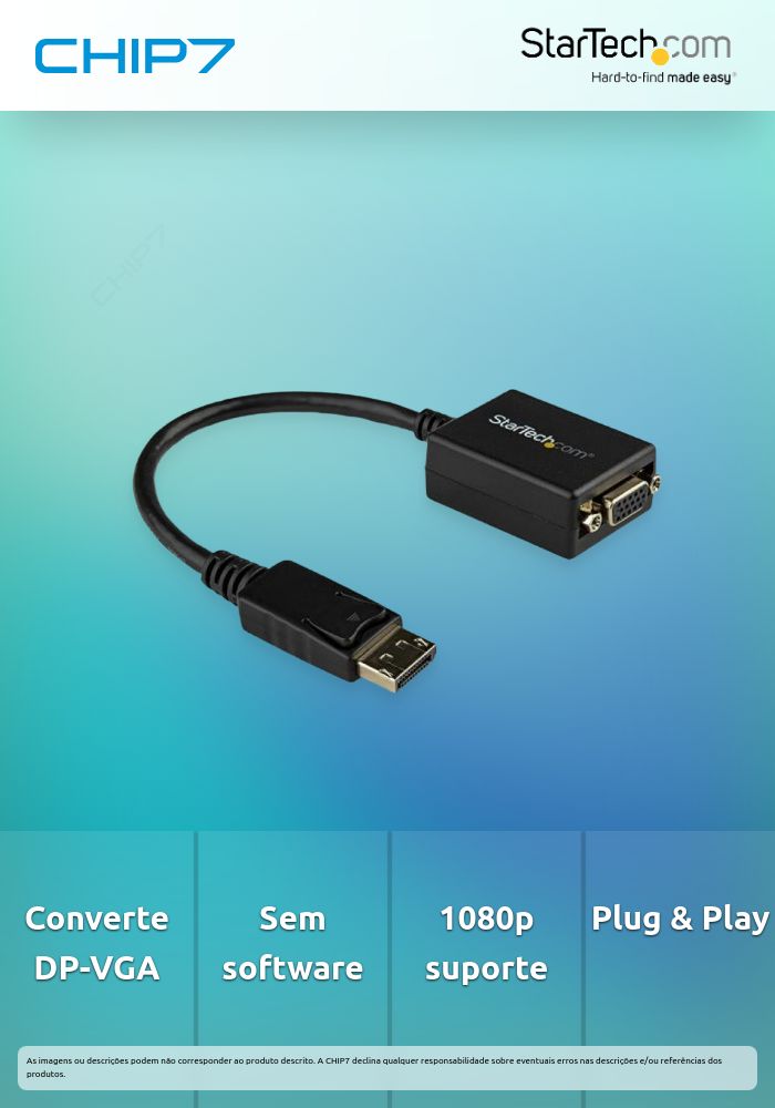 ADAPTADOR DISPLAYPORT A VGA