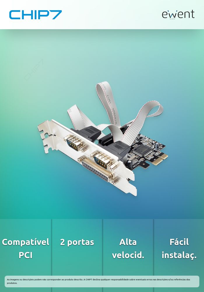 Placa de interface serial Paralela Combo PCI-E, 2 + 1 porta » válido até nova comunicação