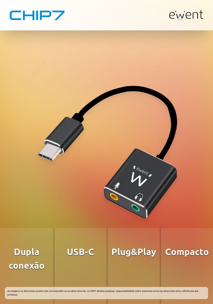 Cabo adaptador de áudio USB tipo C com 2x jack 3,5 mm » válido até nova comunicação
