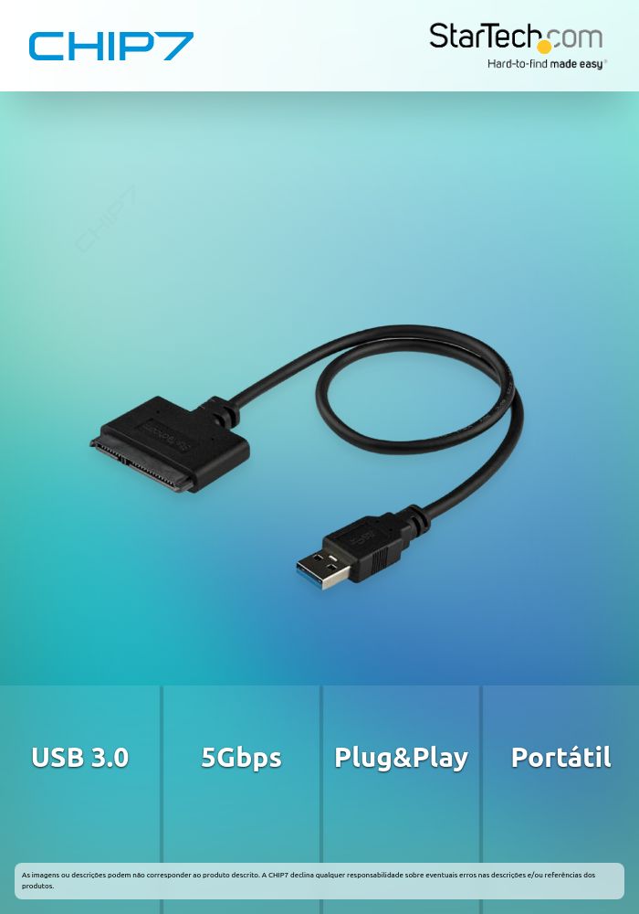 CABLE USB 3.0 A SATA III 2 5