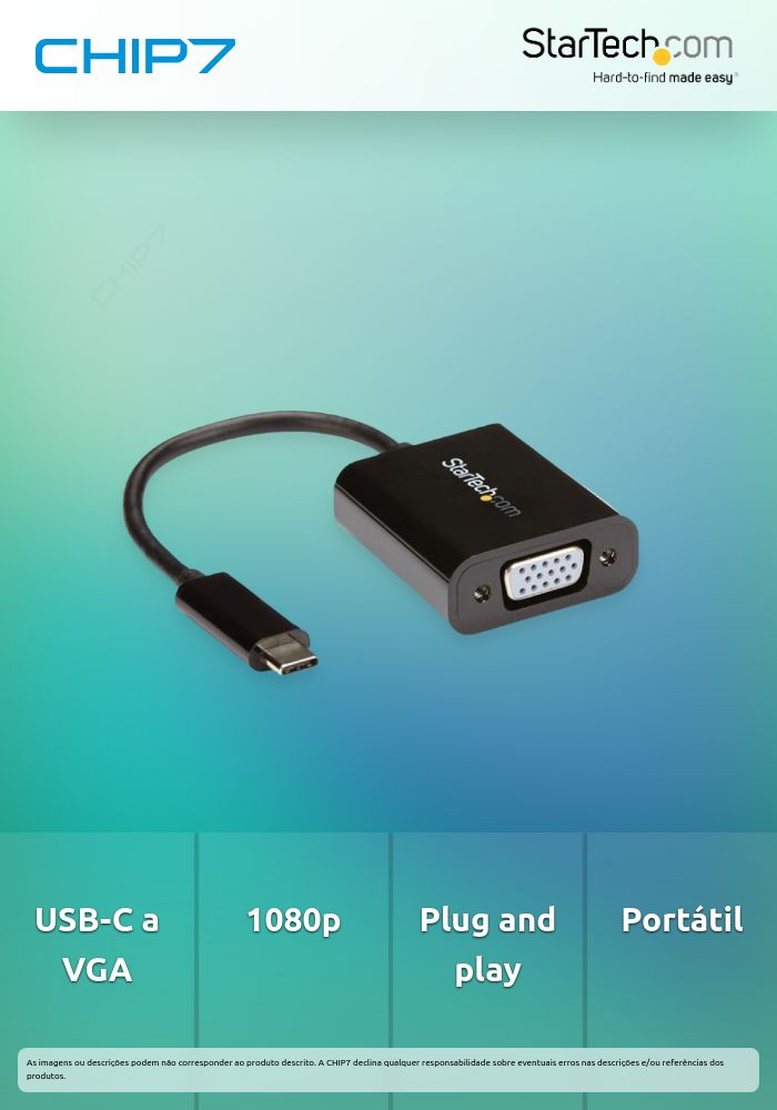 ADAPTADOR USB-C TYPE-C A VGA