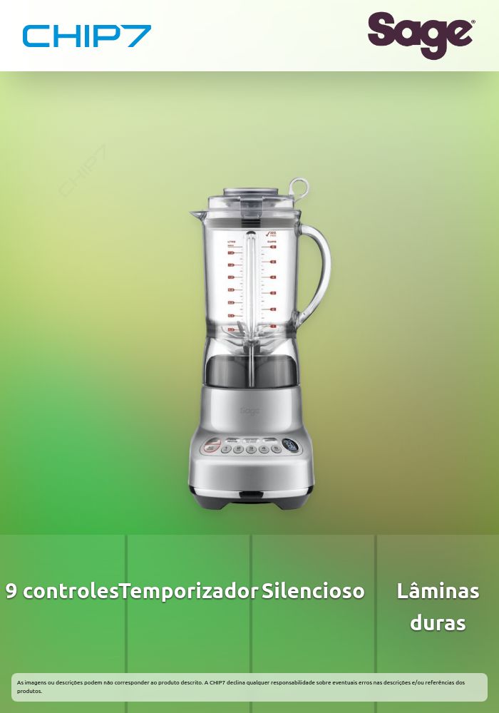 SAGE LIQUIDIFICADOR THE FRESH AND FURIOUS (SILVER)