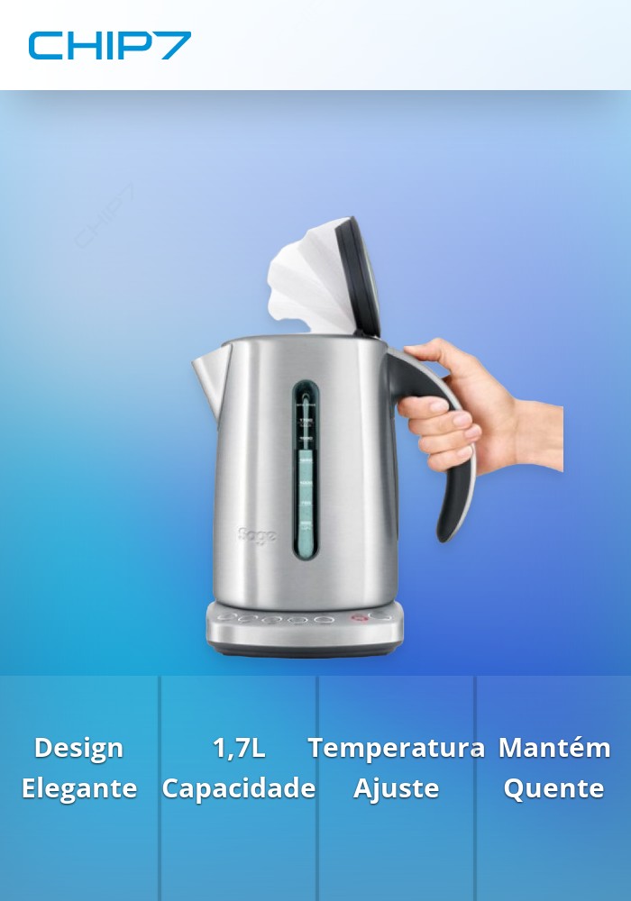 SAGE JARRO ELETRICO THE SMART KETTLE (BRUSHED STAINLESS STEEL)
