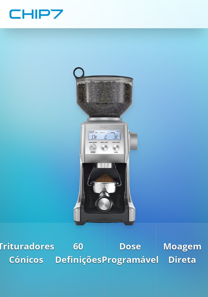 SAGE MOINHO CAFE THE SMART GRINDER PRO (BRUSHED STAINLESS STEEL)