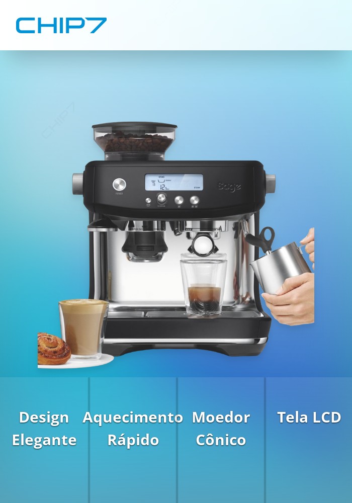 SAGE MAQUINA CAFE THE BARISTA PRO (BLACK TRUFFLE)