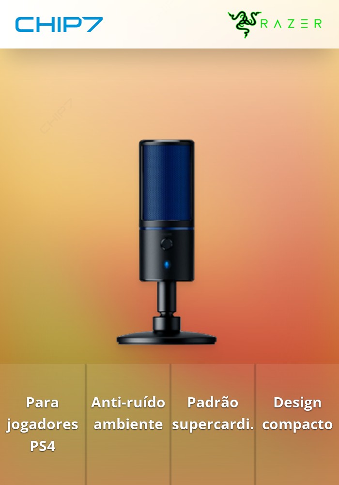 Microfone Seirēn X para PS4