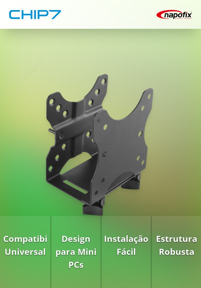 Suporte para Monitor e Mini PC Napofix - MPM001