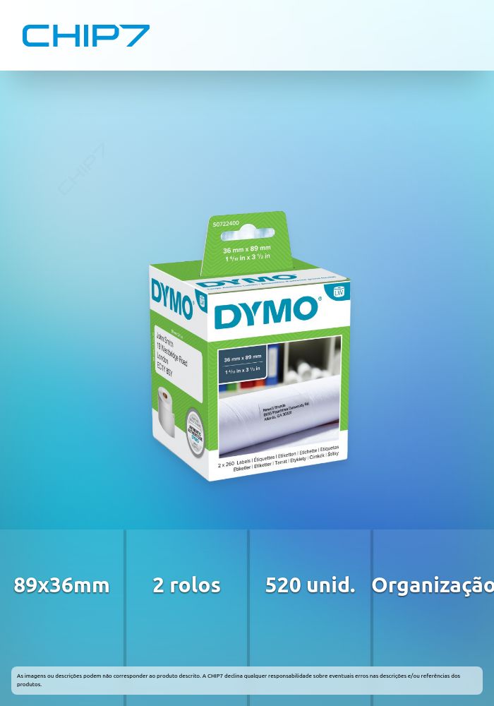 ETIQUETAS DIREC 89X36 2 ROL 260X2