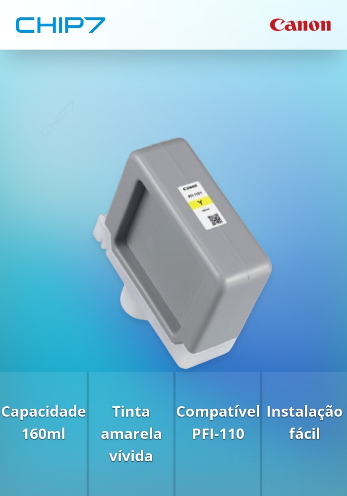 Tinteiro PFI-110 de 160 ml Y (Yellow)