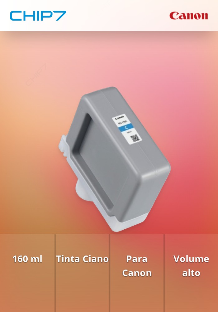 Tinteiro PFI-110 de 160 ml  C (Cyan)