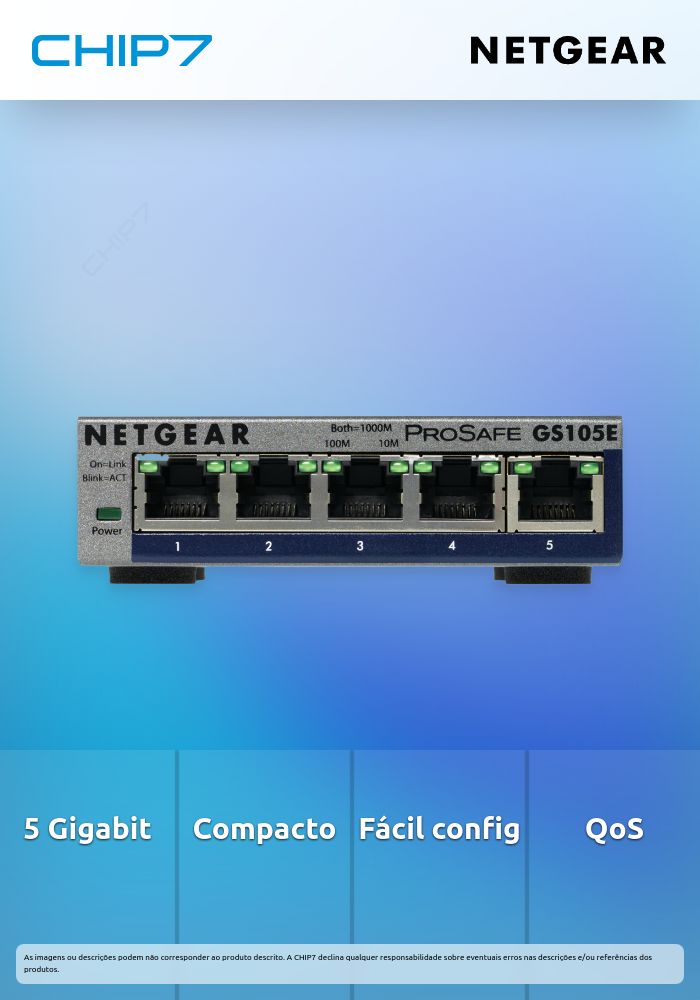 -SWITCH 5P.GIGABIT DESKTOP GS105E