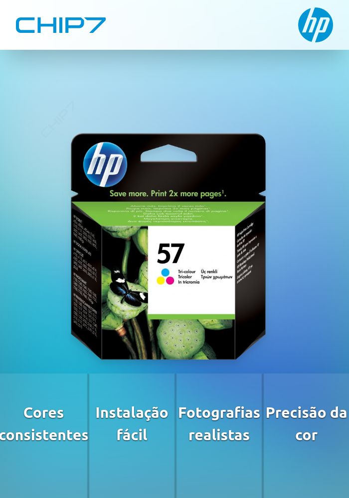 TINTA TRICOLOR HP 57 AC
