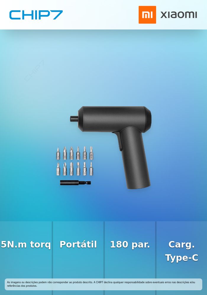 Aparafusadora a Bateria Xiaomi Mi Cordless Screwdriver 3.6V