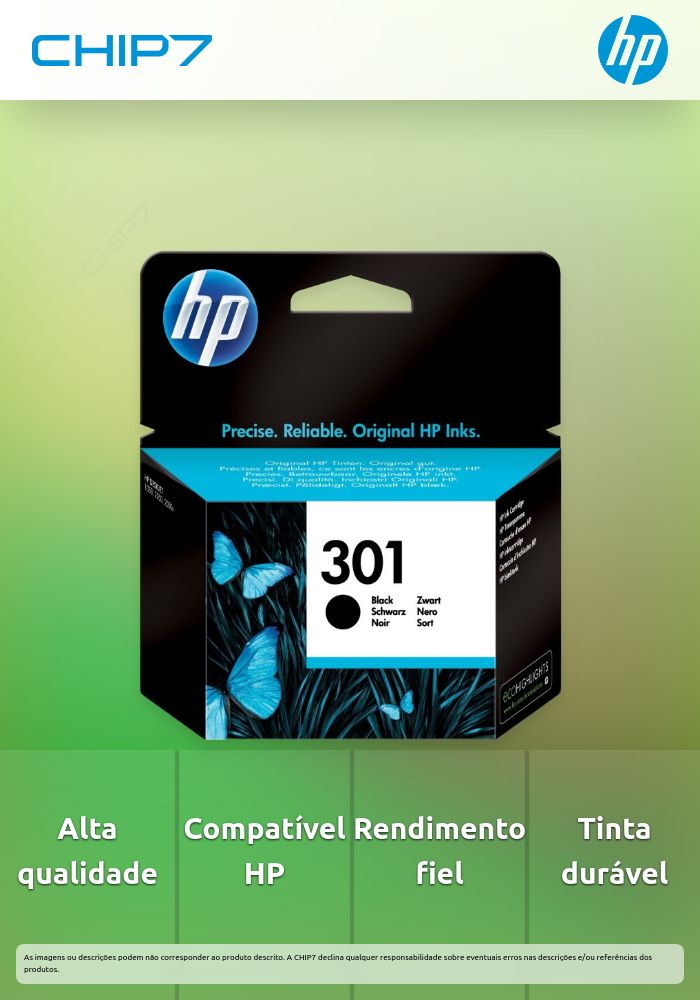 HP 301 Black Original Ink Cartridge