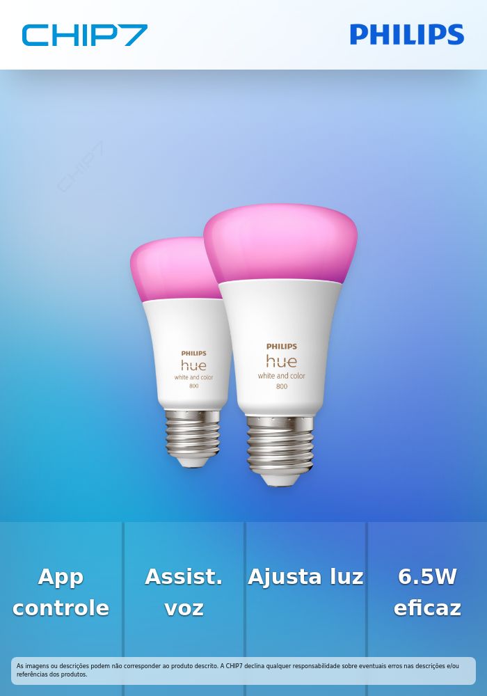 PHILIPS HUEWCA 6.5W A60 E27 2P EUR