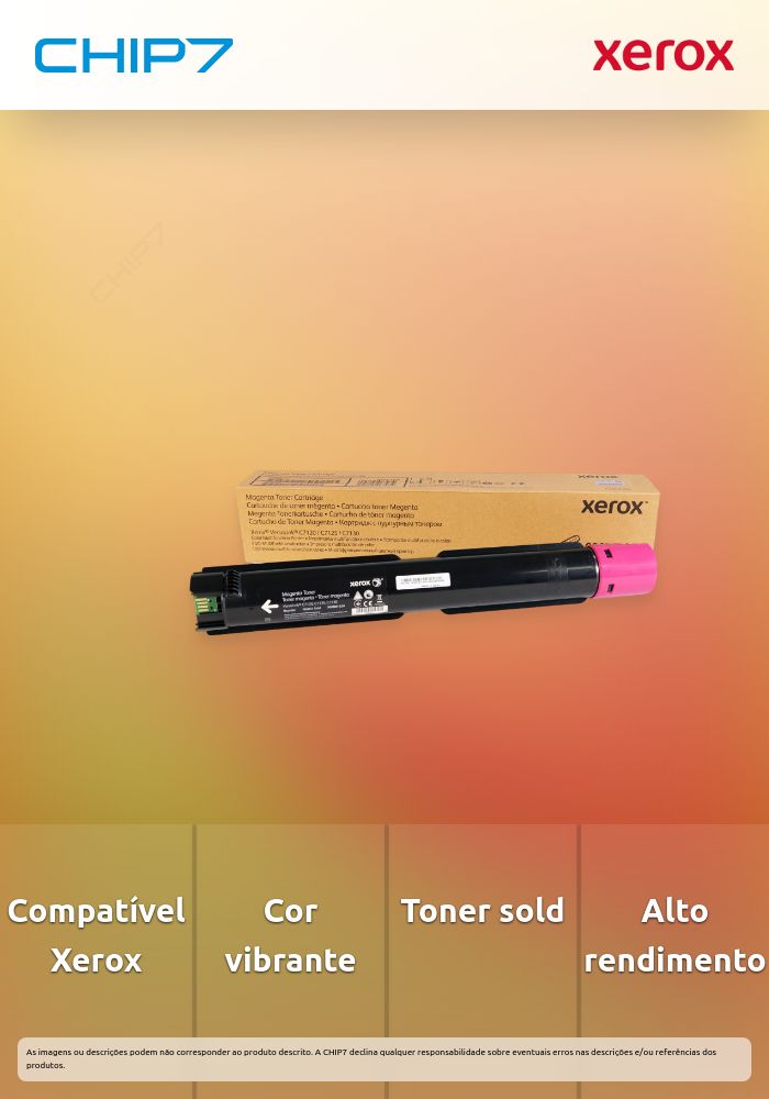 Cartucho de Toner Xerox VersaLink C7100 Magenta Sold