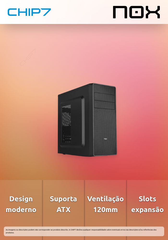 Nox Coolbay RX - Caixa ATX