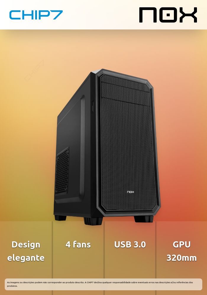 Caixa Micro-ATX Nox Coolbay MX2