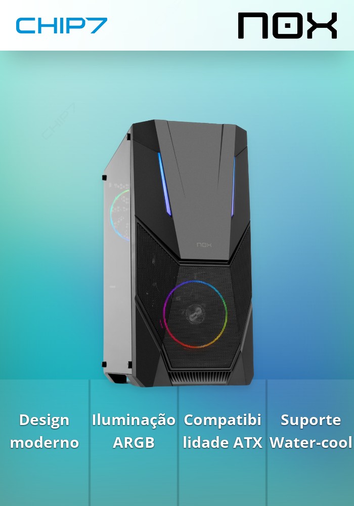Caixa ATX - Nox Infinity Delta ARGB
