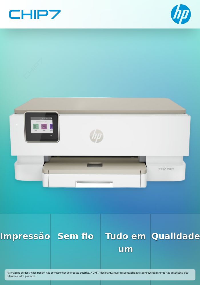 Impressora HP Envy Inspire 7224E AIO Portobello