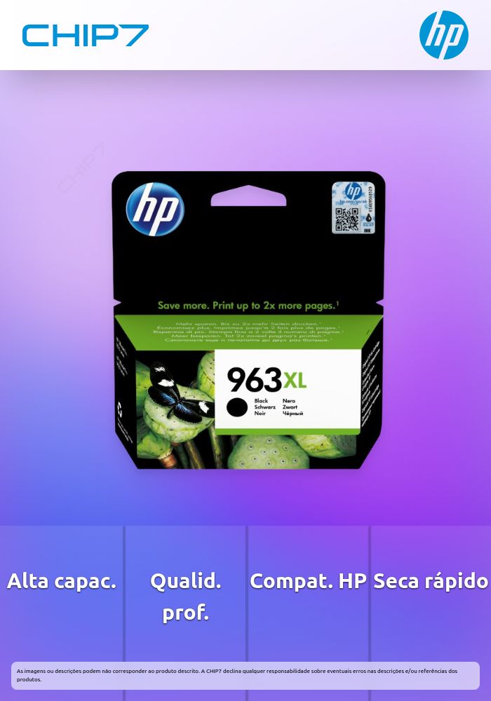 TINTA NEGRO HP 963XL
