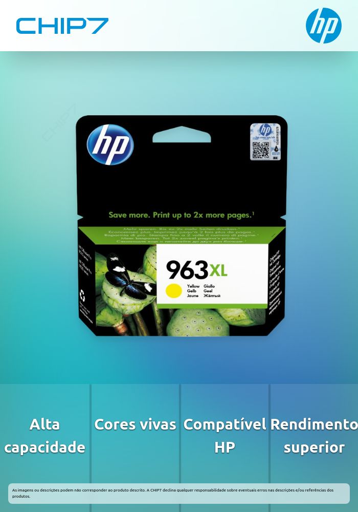 TINTA AMARILLO HP 963XL