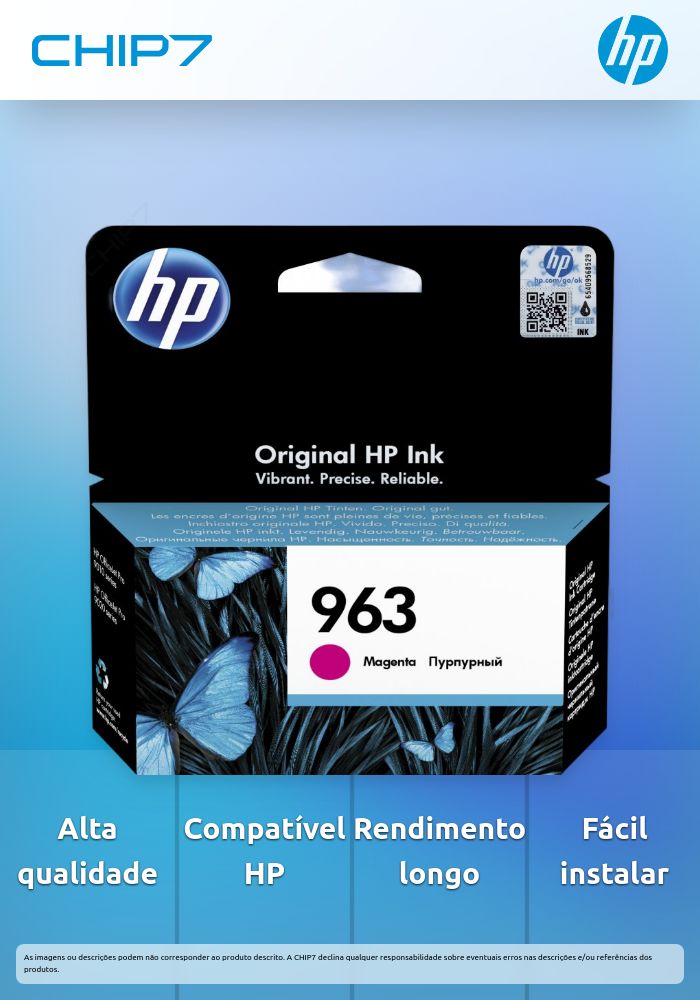 HP 963 Magenta Original Ink Cartridge