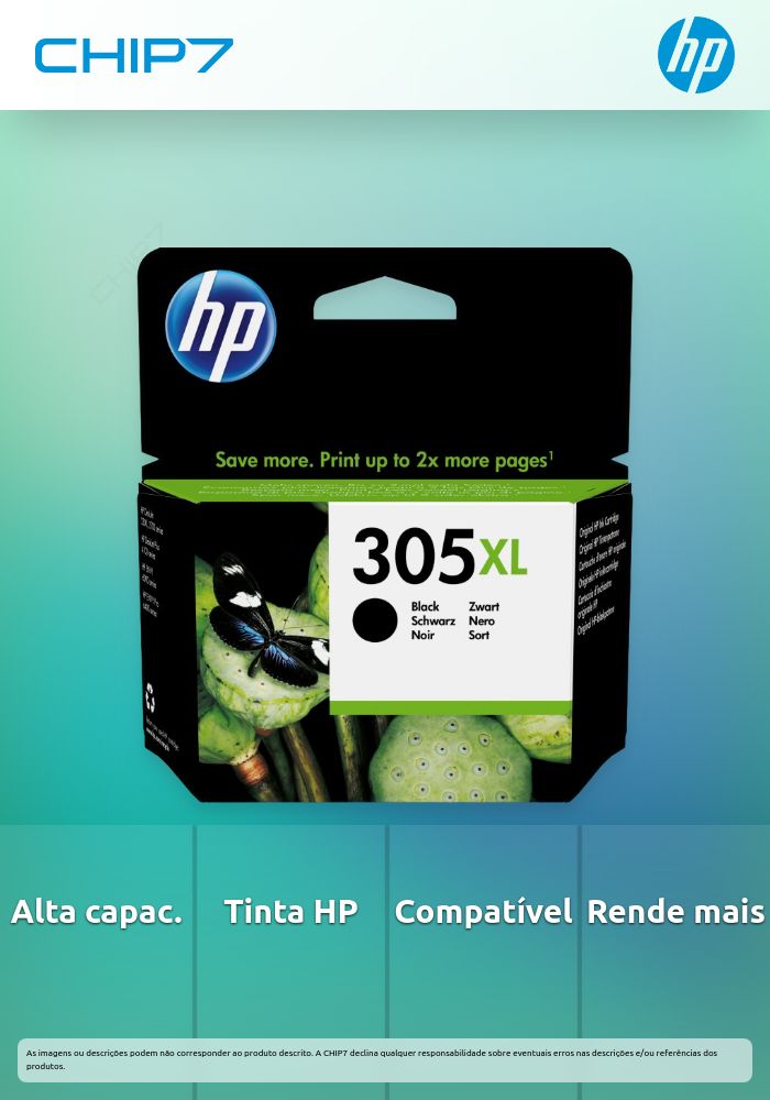 HP 305XL High Yield Black Original Ink Cartridge