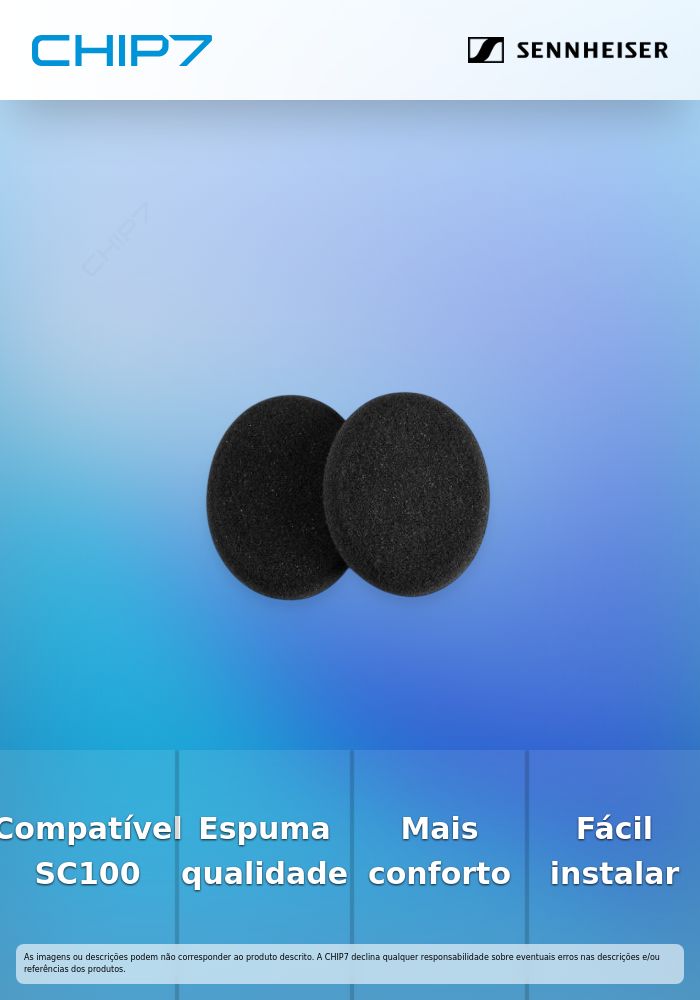 Almofadas em espuma SENNHEISER para série SC100