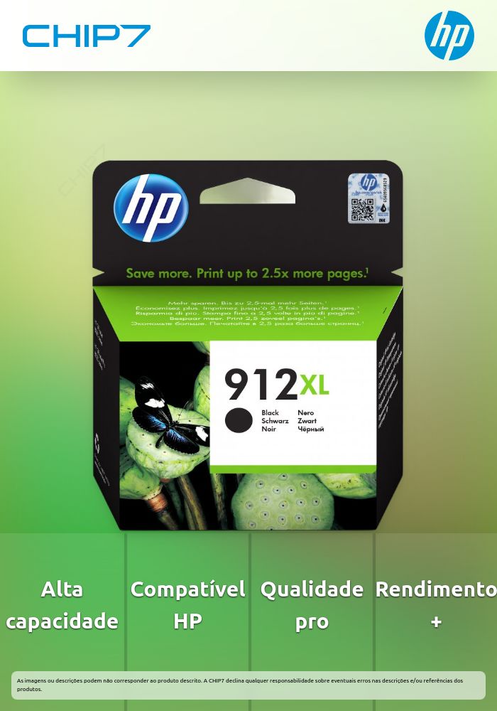 TINTA NEGRO HP 912XL